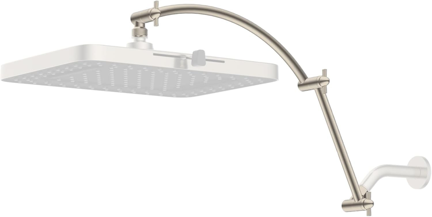 Hibbent 20 All Metal Shower Head Extension Arm