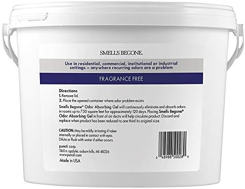 SMELLS BEGONE 1-Gallon Odor Absorber Gel - Fragrance Free