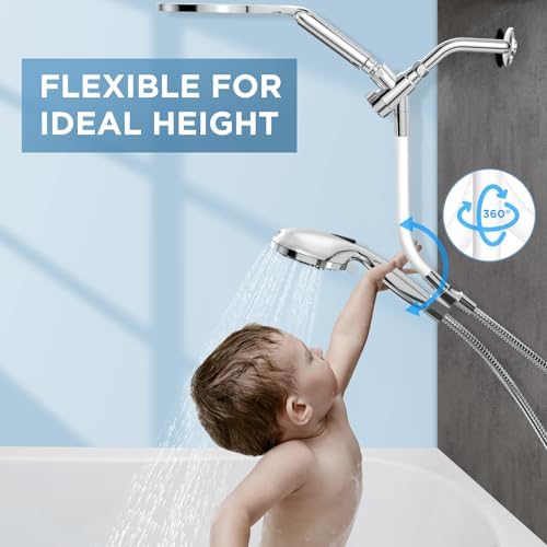 MakeFit 2-in-1 Dual Shower Head Combo Kit
