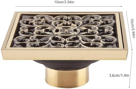 Antique Brass Floor Drain Cover for Bathroom