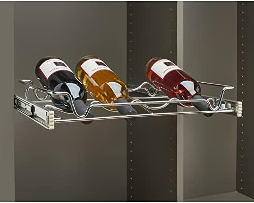 Rev-A-Shelf Pull-Out Wine Rack Organizer 30 Chrome