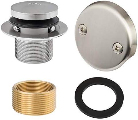 Artiwell Tip-Toe Tub Trim Set Brushed Nickel 1