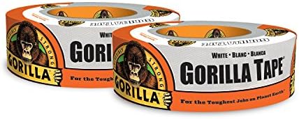 Gorilla White Duct Tape 30 Yd Pack of 2