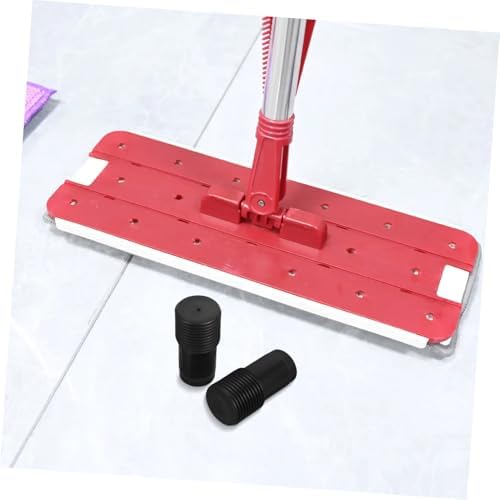 2pcs Plastic Threaded Broom Handle Adapter for Mops and Brushes