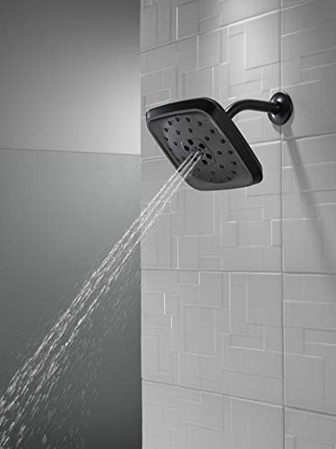 Delta H2Okinetic 4-Setting UltraSoak Shower Head Matte Black 1