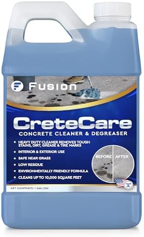 Fusion CreteCare Heavy Duty Oil Stain Remover for Concrete Surfaces