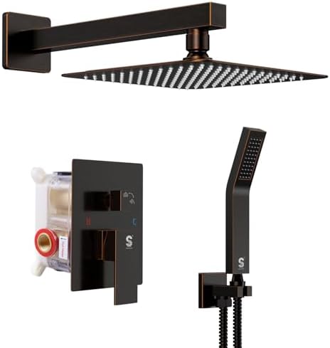 SR SUN RISE ORB Square Rain Shower Set with Handle