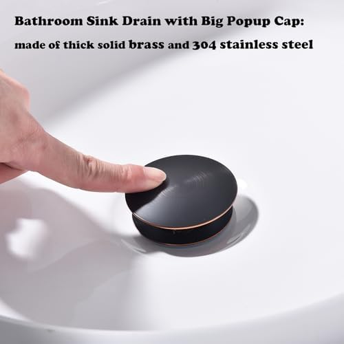 Oil Rubbed Bronze Bathroom Sink Drain Kit