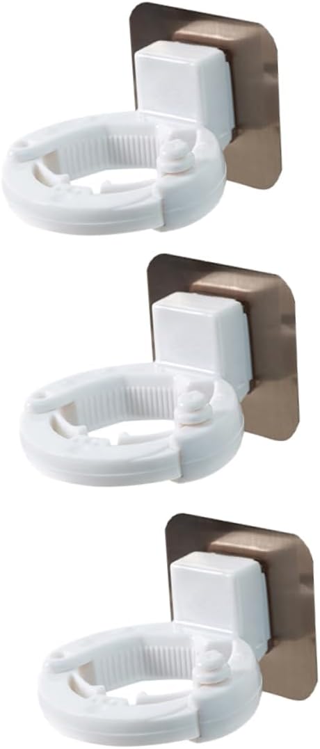 STOBAZA 3pcs Wall-Mounted Shower Gel Holders