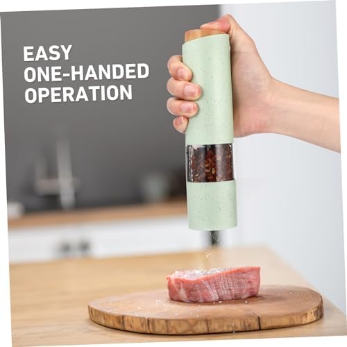 DECHOUS 2-Piece Electric Salt Pepper Holder with Adjustable Coarseness