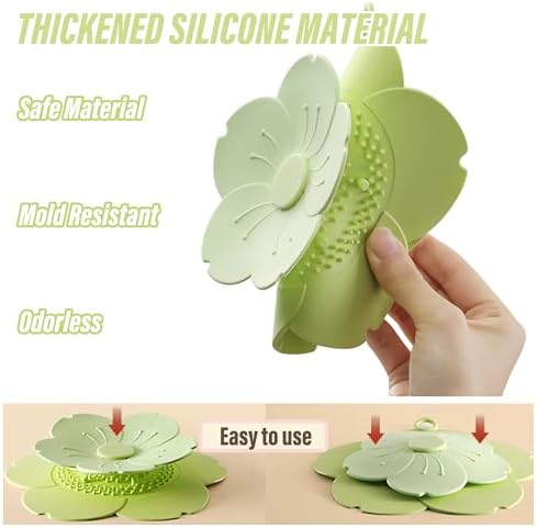 AYXX Anti-Odor Hair Drain Catcher 7 Silicone Cover