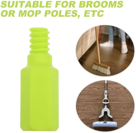 Heavy Duty Threaded Tip Replacement for Mop Broom Handle Adapter