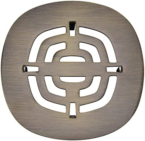 Bropury Snap-in Stainless Steel Shower Drain Grid Antique Bronze