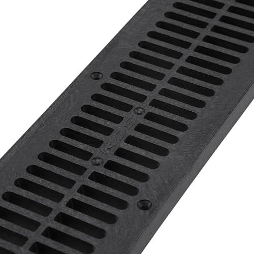 NDS Black 243 2 Speed-D Channel Drain Grate 1