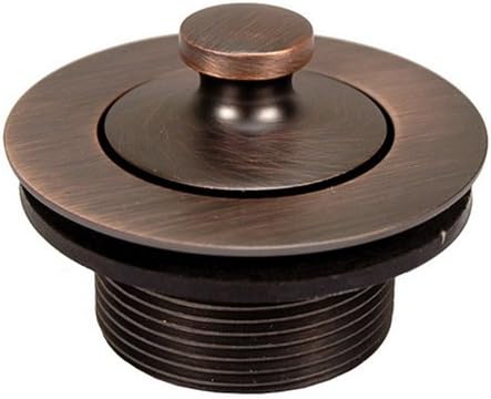 Plumb USA Lift Turn Bathtub Drain Plug Antique Copper Finish