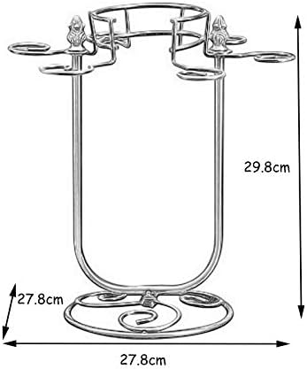 Premium Freestanding Wine Rack Holds 6 Glasses 1 Decanter