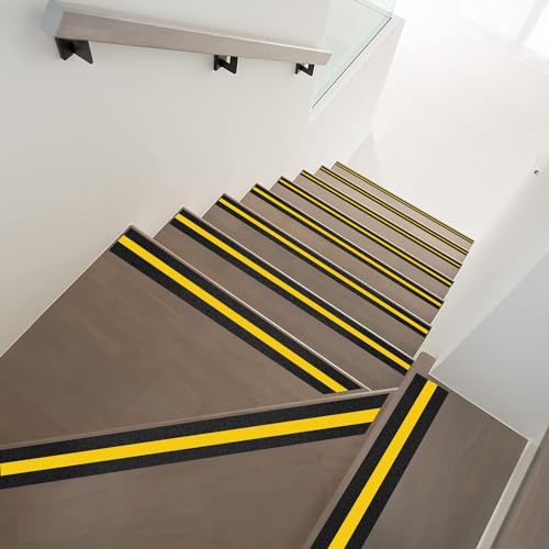 COSIMIXO 2 x 165FT Anti Slip Tape with Reflective Stripe 1