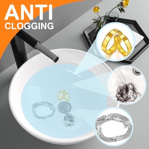 Universal Fit Pop Up Sink Stopper with Hair Catcher