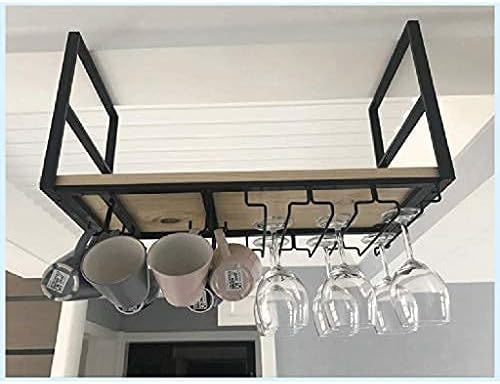 Industrial Metal Wine Rack 100Cm Wall-Mounted