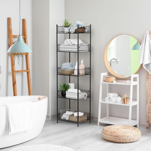 OYEAL 5 Tier Soda Can Organizer for Pantry Kitchen