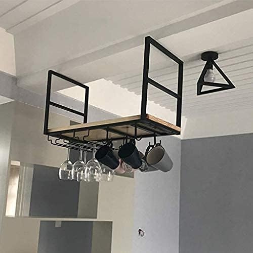 Industrial Metal Wine Rack 100Cm Wall-Mounted