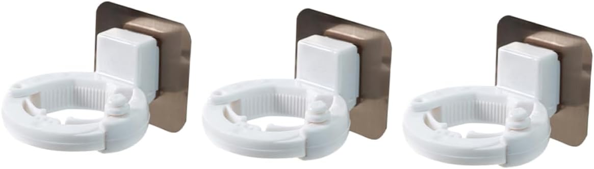 Ciieeo Wall Mount Shampoo Gel Bottle Holder - No Holes Adhesive