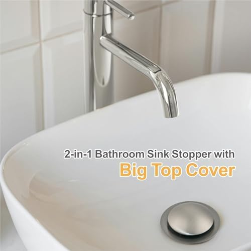 Wellup Brushed Nickel Sink Stopper Replacement 1