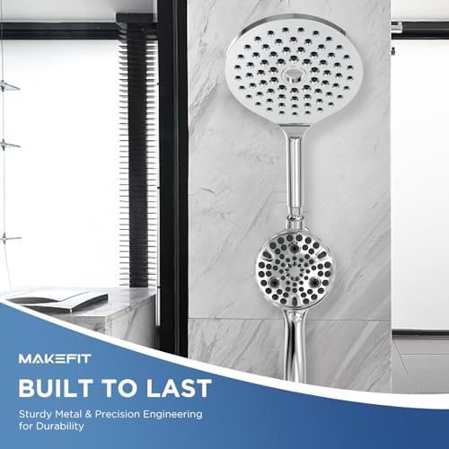 MakeFit 2-in-1 Dual Shower Head Combo Kit