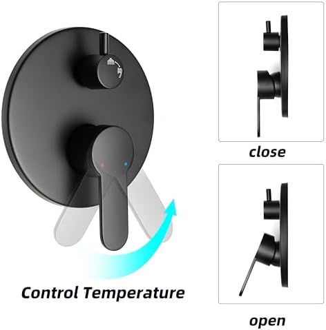 Rainfall Shower System with Handheld Hose and Trim
