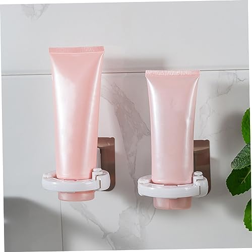 Ciieeo Wall Mount Shampoo Gel Bottle Holder - No Holes Adhesive