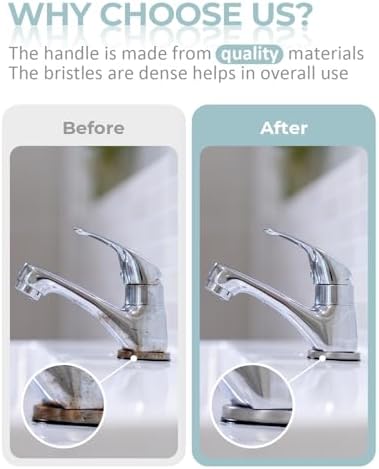SXhyf Hard Bristle Crevice Cleaning Brush - Multifunctional Gap Tool for Kitchen Bathroom