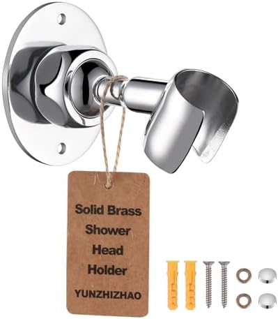 Adjustable Shower Head Holder with Chrome Finish 1