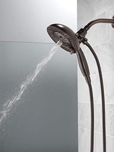 Delta Faucet 5-Spray In2ition Dual Shower Head with Handheld and Hose