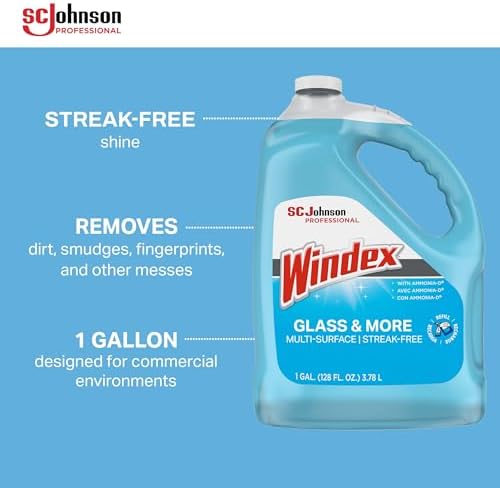 SC Johnson Professional Windex 128 Oz Glass Cleaner