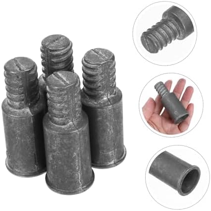 4PCS Threaded Mop Handle Tips Replacement Broom Pole Adapter