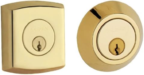 Baldwin 8286003 Deadbolt Lock Polished Brass 1