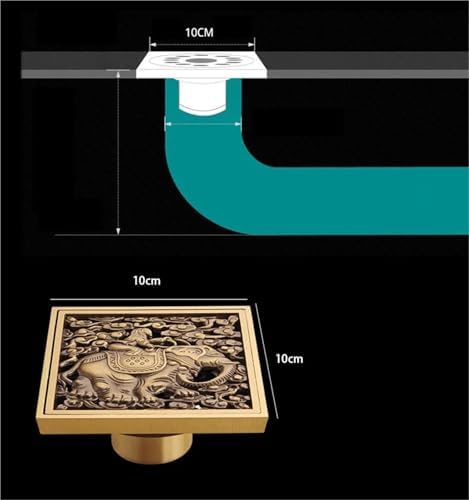 FYPERTY Square Drain Cover for Shower Floor Drain