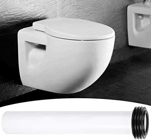 TOPINCN Concealed Toilet Water Straight Flush Pipe Tube