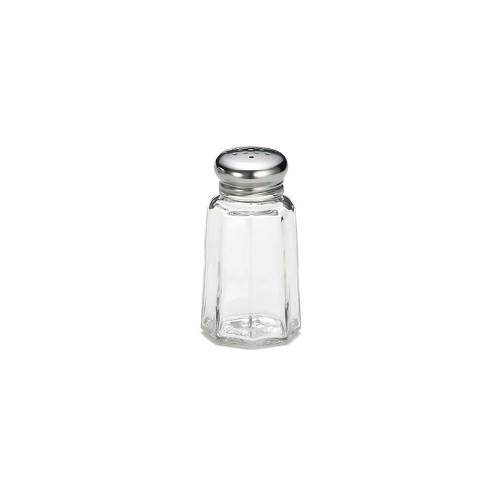 Tablecraft 1 Oz Glass Salt Pepper Shakers Set