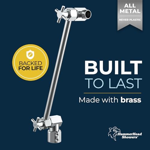 HammerHead Showers 12 Inch Metal Extension Arm