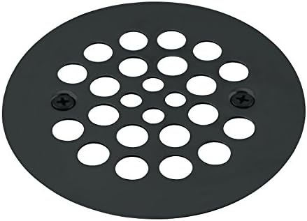Westbrass 4-14 OD Matte Black Shower Strainer D3193-62