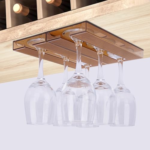 DESONAUT 2 Pcs Wine Glass Holder Stemware Rack