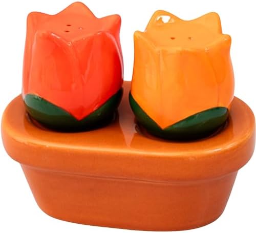 bando Novelty Tulip Salt Pepper Shakers Set