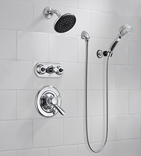 Delta Faucet 9-Spray Wall-Mount Hand Held Shower with Chrome Finish