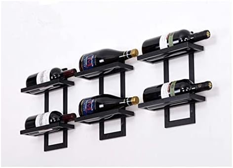 ALDEPO Wall-Mounted Wine Bottle and Glass Holder