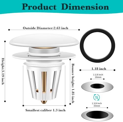 ZMyHeart Drain Strainer Universal Sink Hair Catcher