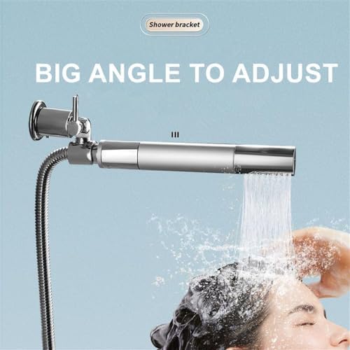 All Metal Shower Head Holder with 180 Degree Adjustment
