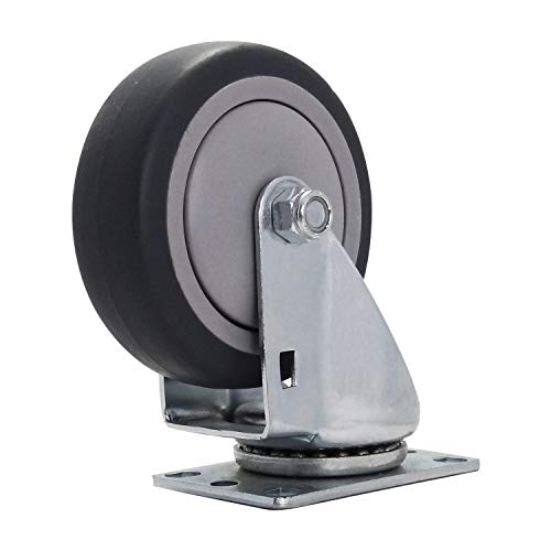 Snap-Loc 4 Inch THERMOPLASTIC Swivel Caster 300 LB