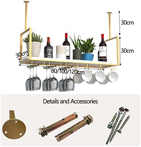 Ceiling Hanging Bar Unit Wine Glass Holder