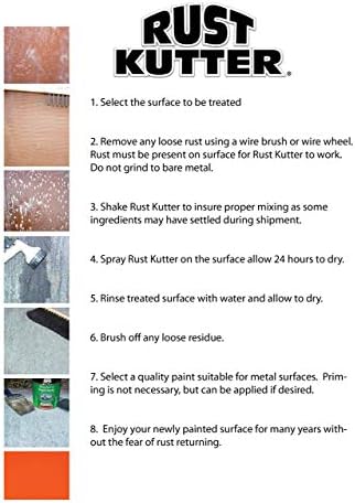 Rust Kutter Rust Converter with Spray Gun USA Made
